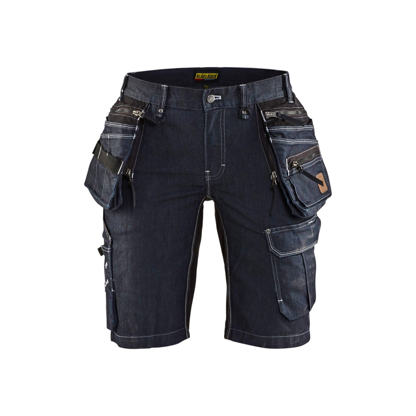Blaklader X1900 Shorts Ladies Craftsmen Stretch 79921141 Navy Blue/Black Main #colour_navy-blue-black