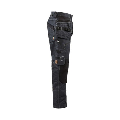 Blaklader X1900 Stretch Trousers 19991141 Navy Blue/Black Right #colour_navy-blue-black