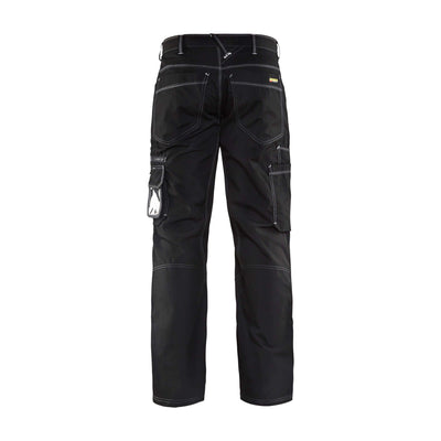Blaklader X1900 Urban Trousers Lightweisght Service Trousers 19591845 Black Rear #colour_black
