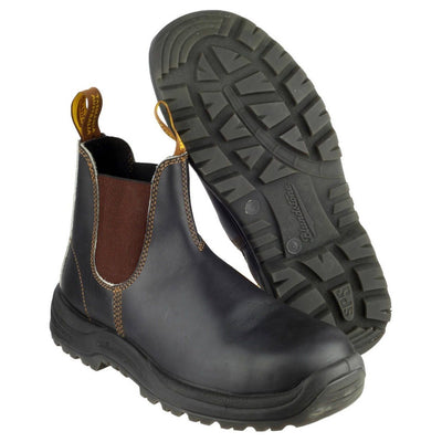 Blundstone 192 Safety Boots-Stout Brown-3