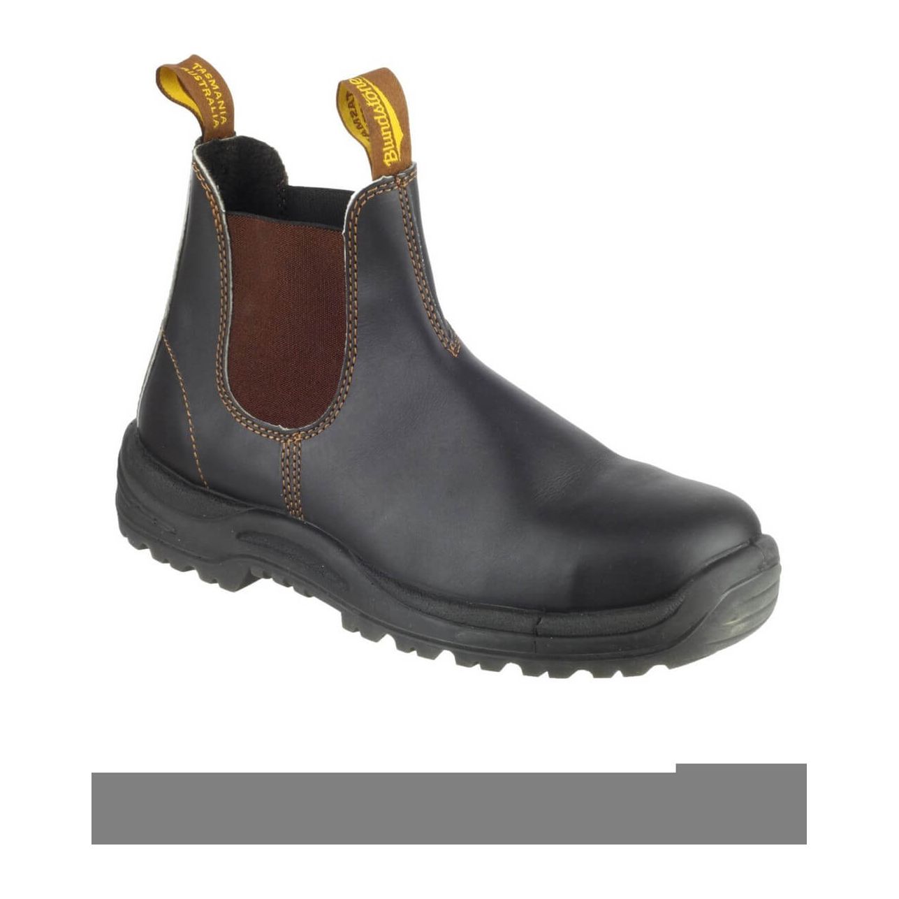 Blundstone 192 Safety Boots-Stout Brown-Main