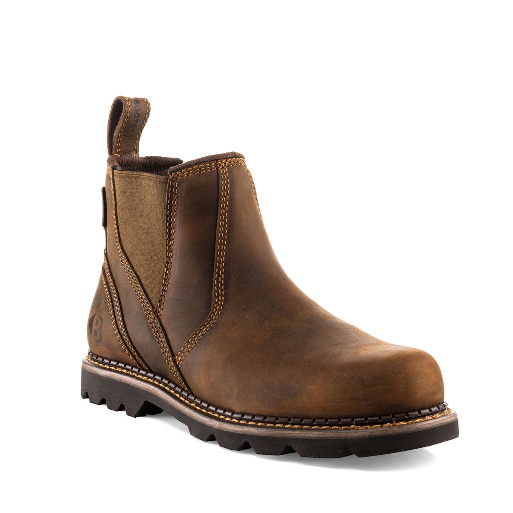 Buckler Boots B1500 Non-Safety Dealer Boots  Brown Buckbootz Brown Main#colour_brown