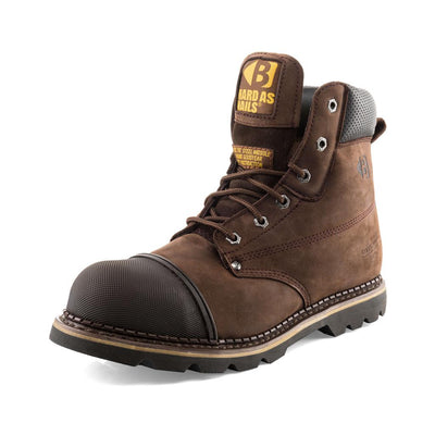 Buckler Boots B301 Safety Boots  Brown Buckbootz Brown Image 2#colour_brown