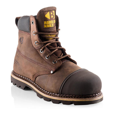 Buckler Boots B301 Safety Boots  Brown Buckbootz Brown Main#colour_brown