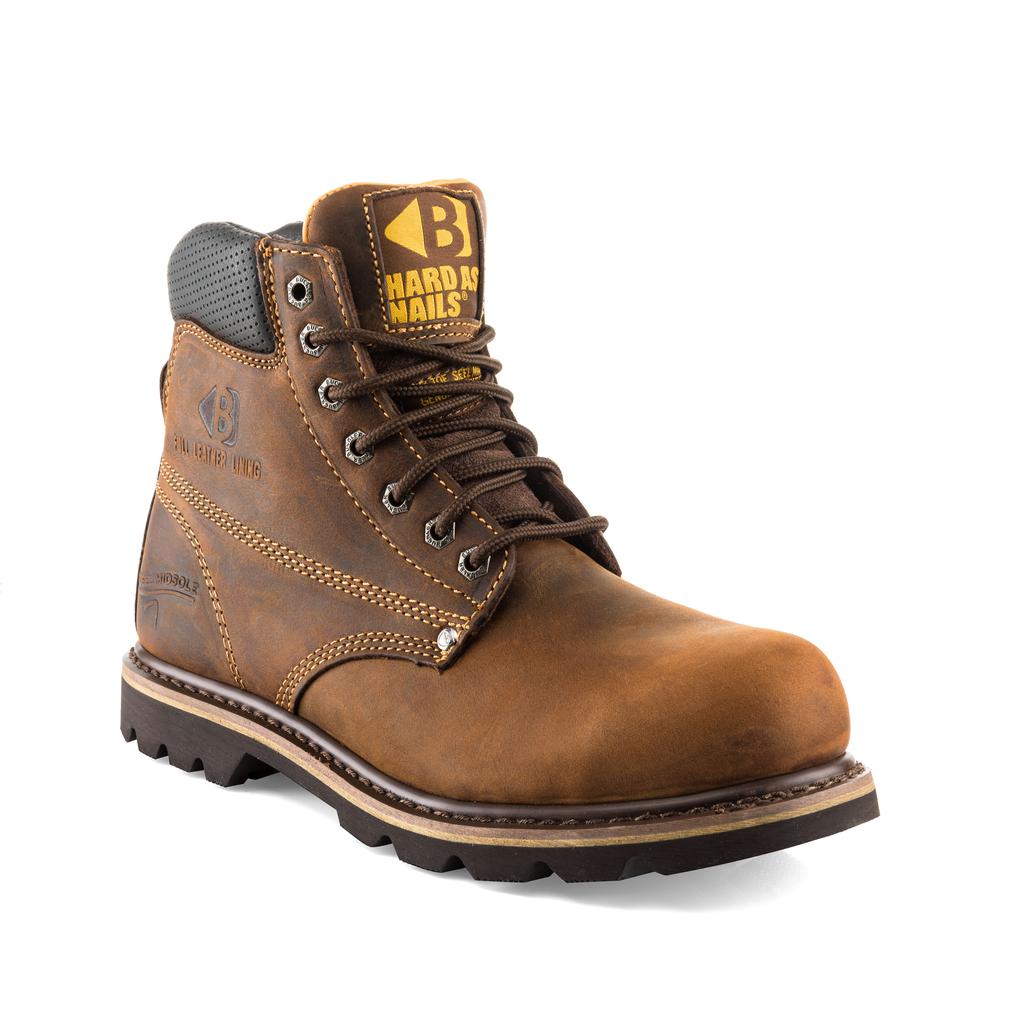 Buckler Boots B425  Safety Boots Brown Buckbootz Brown Main#colour_brown