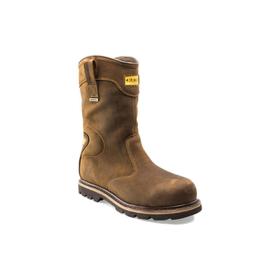 Buckler Boots B701SMWP Safety Rigger Boots Waterproof Buckbootz Brown Main#colour_brown