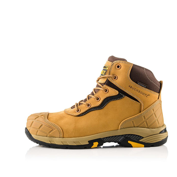 Buckler Boots BLITZ Waterproof Safety Boots Lightweight Buckbootz Honey Image 4#colour_honey