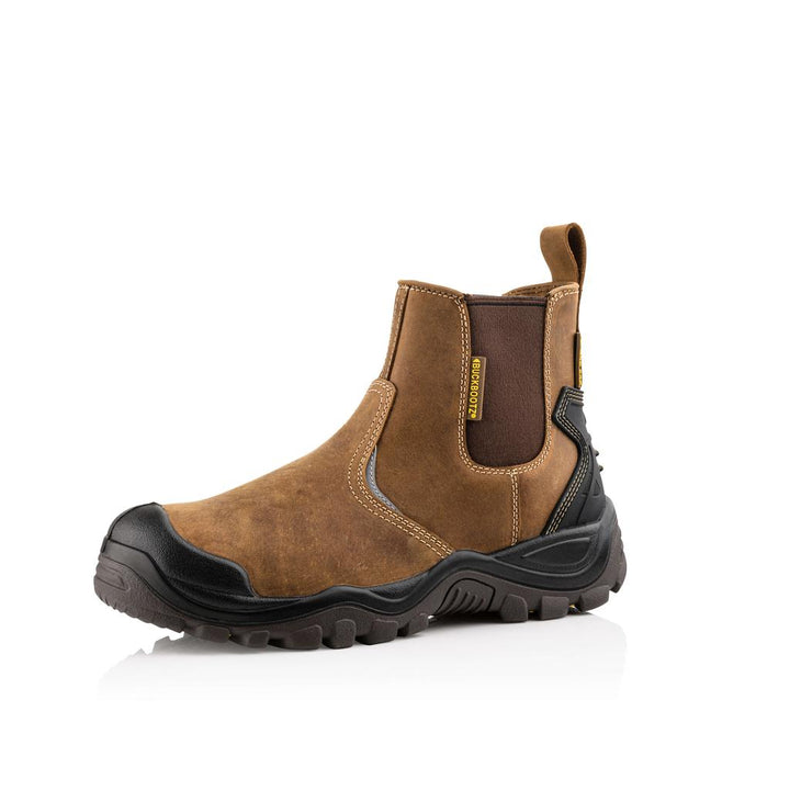 Buckler Boots BSH006 Safety Dealer Boots Brown Buckshot Buckbootz Brown Main#colour_brown