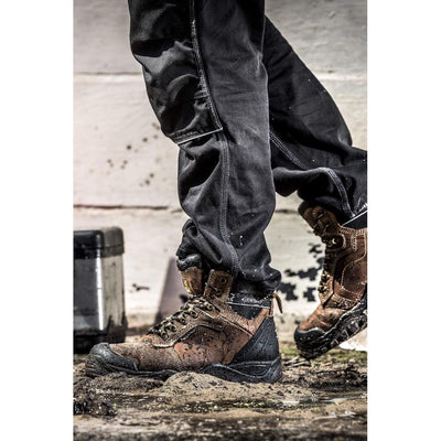 Buckler Boots BSH009 Hiker Safety Boots Waterproof Buckshot Buckbootz Brown Image 4#colour_brown