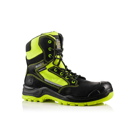 Buckler Boots BVIZ1 Hi Vis Safety Boots High Leg Waterproof Buckz Viz Black/Hi-Vis Yellow Main#colour_black-hi-vis-yellow