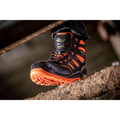 Buckler Boots BVIZ2 Hi Vis Safety Boots Waterproof Buckz Viz Black/Hi-Vis Orange Image 4#colour_black-hi-vis-orange