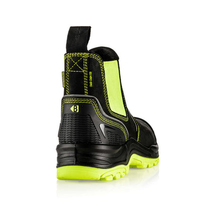 Buckler Boots BVIZ3 Hi Vis Safety Dealer Boots Waterproof Buckz Viz Black/Hi-Vis Yellow Image 5#colour_black-hi-vis-yellow