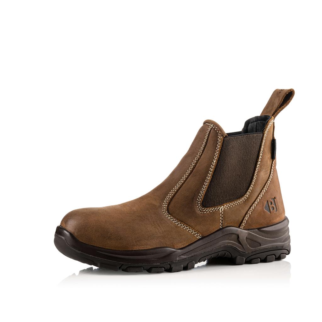 Buckler Boots DEALERZ Non-Safety Dealer Boots Brown Lightweight Waterproof Buckbootz Brown Main#colour_brown
