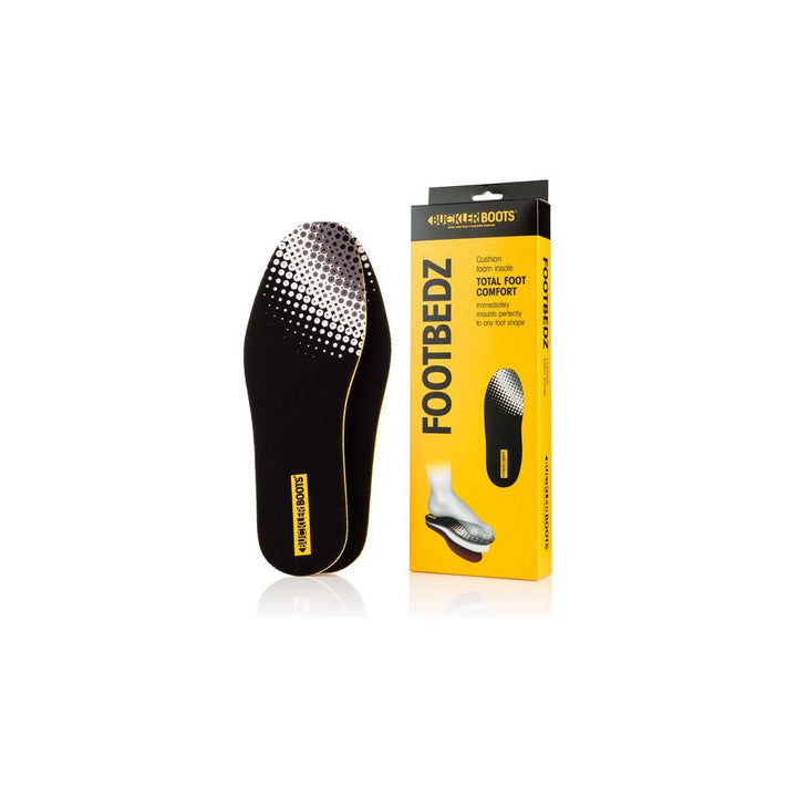 Buckler Boots FOOTBEDZ Insoles Buckbootz Black Image 3#colour_black