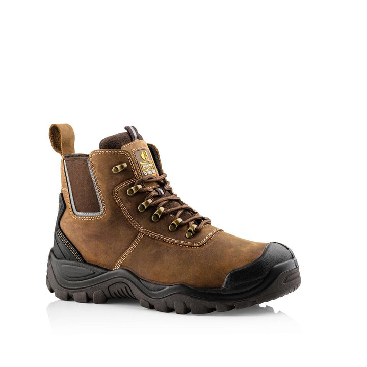 Buckler Boots HYB2BR Safety Dealer Boots Brown Waterproof Buckshot Buckbootz Brown Main#colour_brown