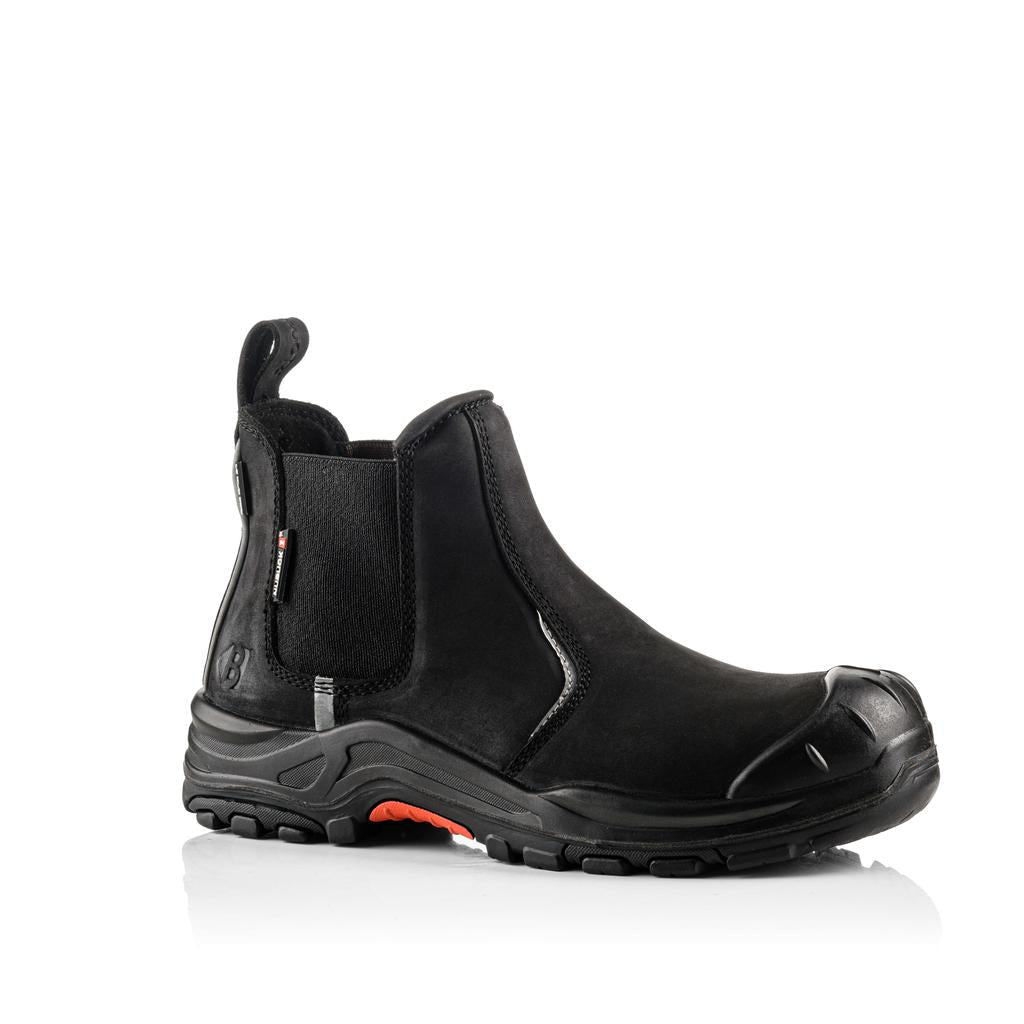 Buckler Boots NKZ101BK Safety Dealer Boots Buckbootz Black Main#colour_black