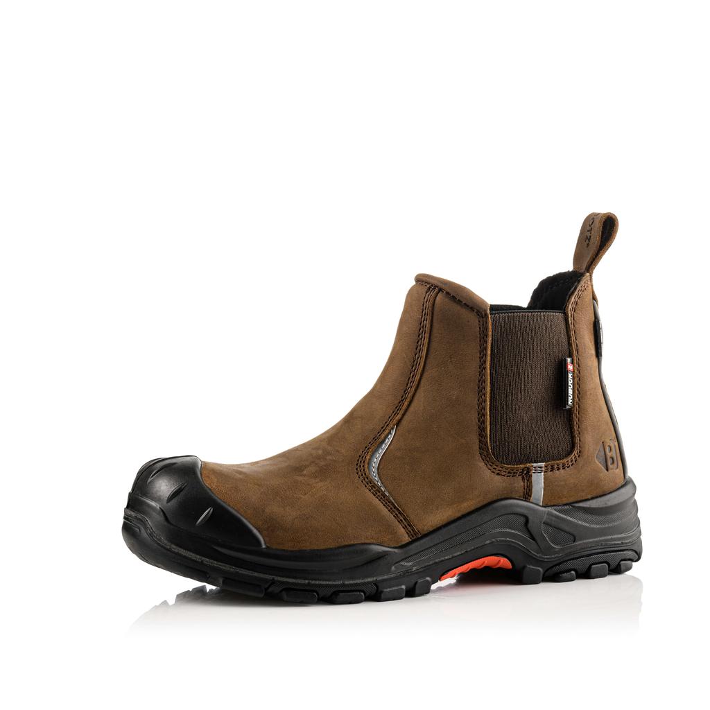 Buckler Boots NKZ101BK Safety Dealer Boots Buckbootz Brown Main#colour_brown