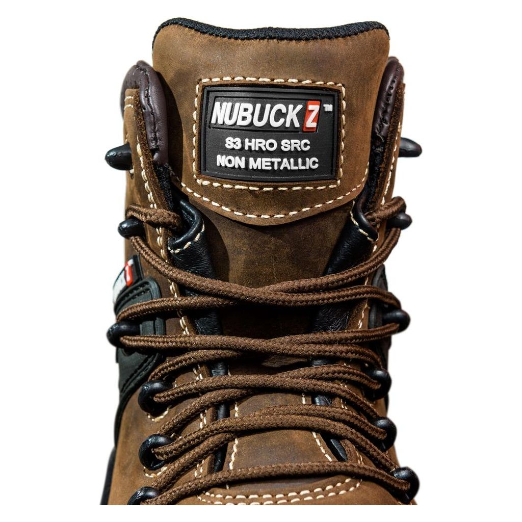 Buckler Boots NKZ102BK Safety Boots Buckbootz Brown Image 4#colour_brown