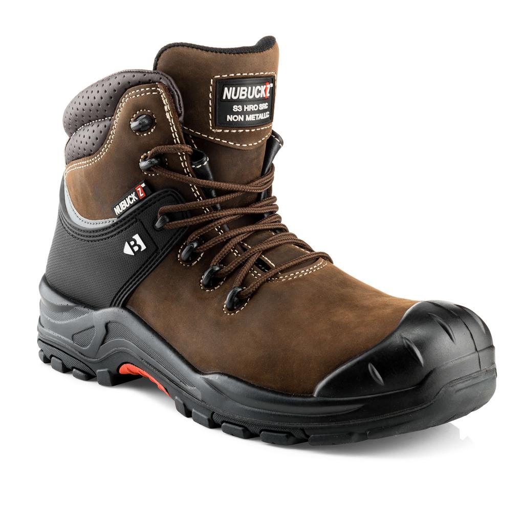 Buckler Boots NKZ102BK Safety Boots Buckbootz Brown Main#colour_brown