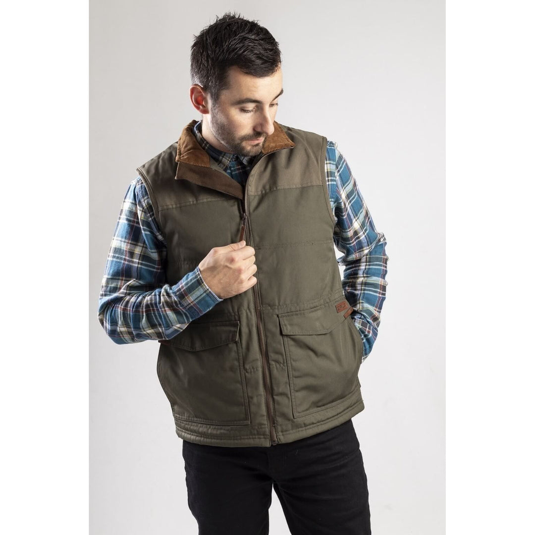 Caterpillar AG Zip-up Gilet Vest -Cypress-5