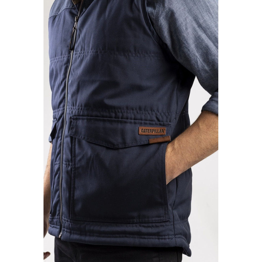 Caterpillar AG Zip-up Gilet Vest -Eclipse-5