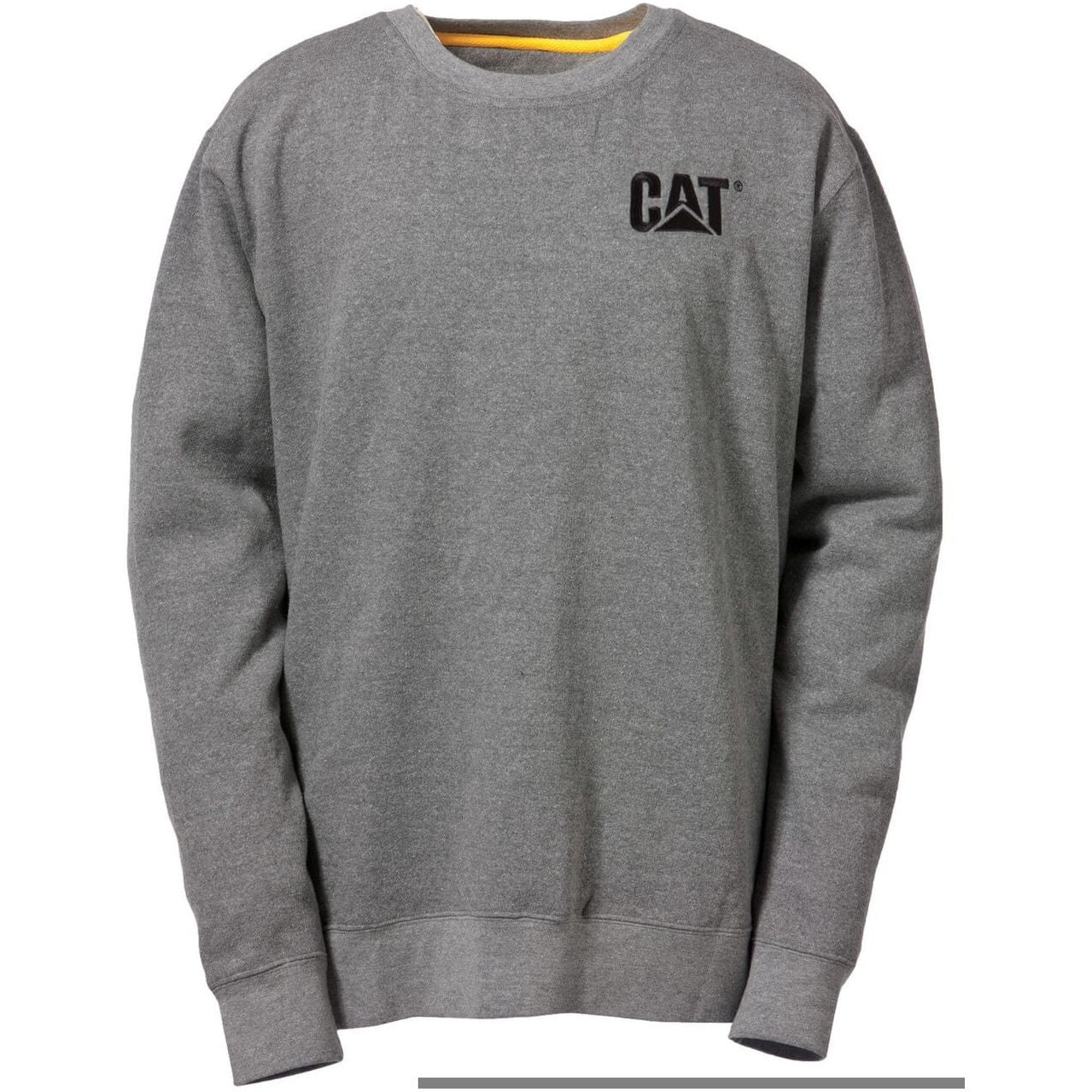 Caterpillar CAT Trademark Logo Crew Sweatshirt-Grey-Main