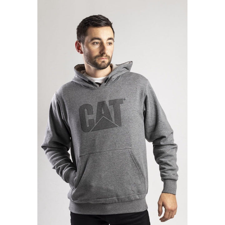 Caterpillar CAT Trademark Logo Lined Hoodie-Dark Heather-6