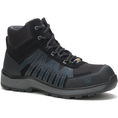 Caterpillar Charge Metal-Free ESD Safety Hiker Boots Black 1#colour_black