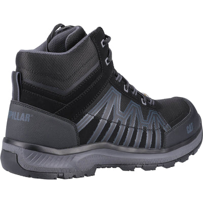 Caterpillar Charge Metal-Free ESD Safety Hiker Boots Black 2#colour_black