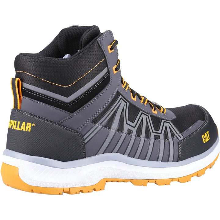 Caterpillar Charge Metal-Free ESD Safety Hiker Boots Black/Orange 2#colour_black-orange