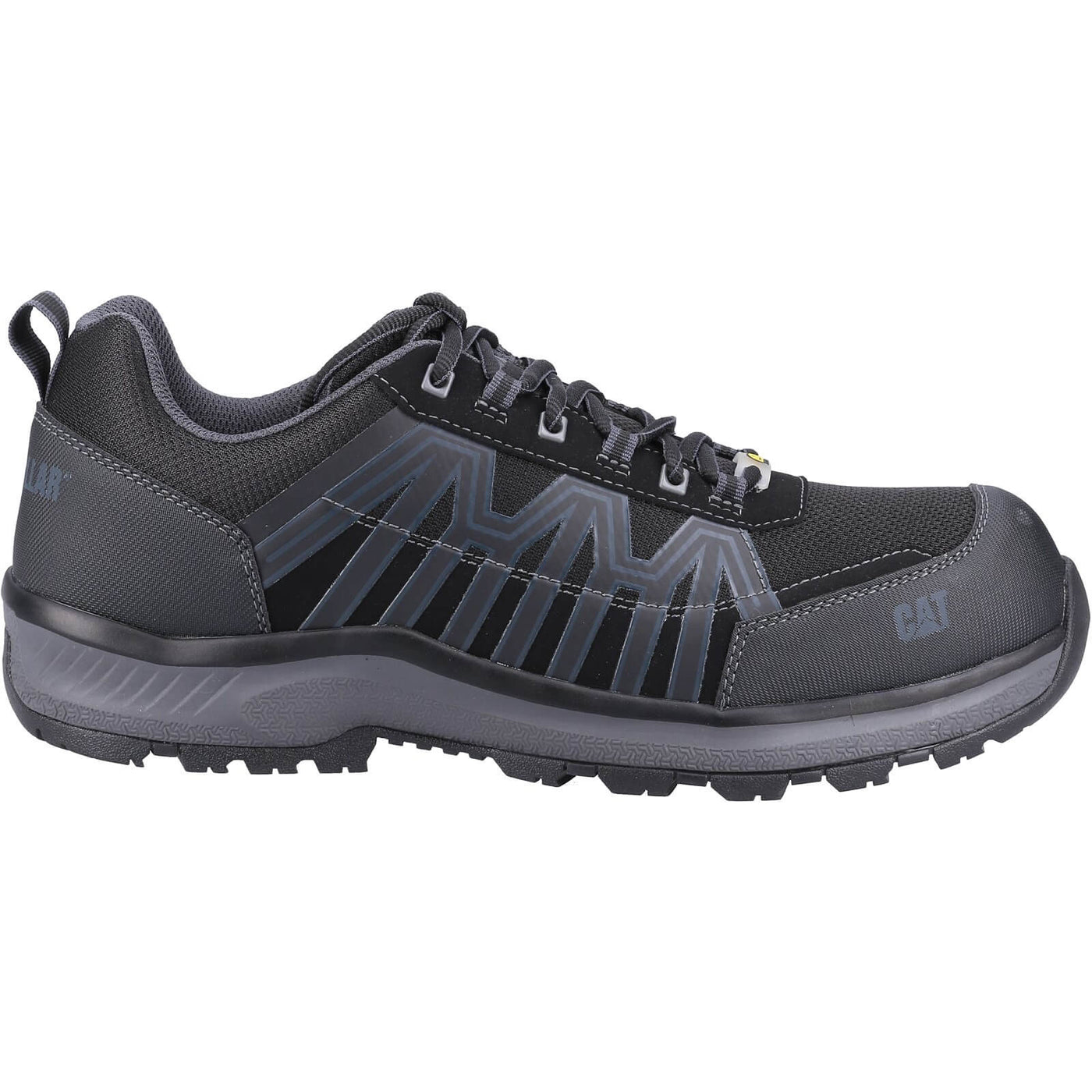 Caterpillar Charge Metal-Free S3 ESD Safety Trainers Black 4#colour_black