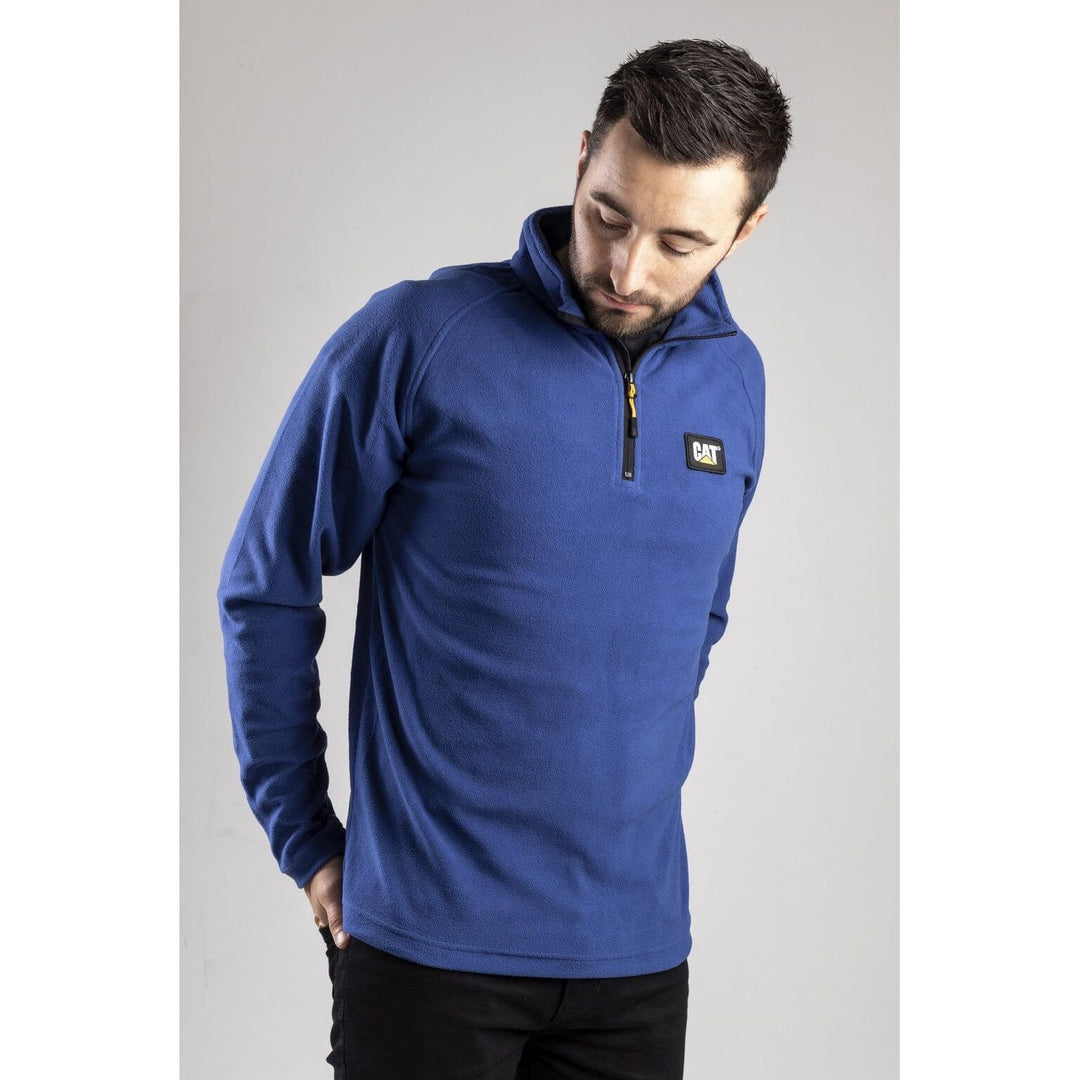 Caterpillar Concord Fleece Pullover-Bright Blue-2