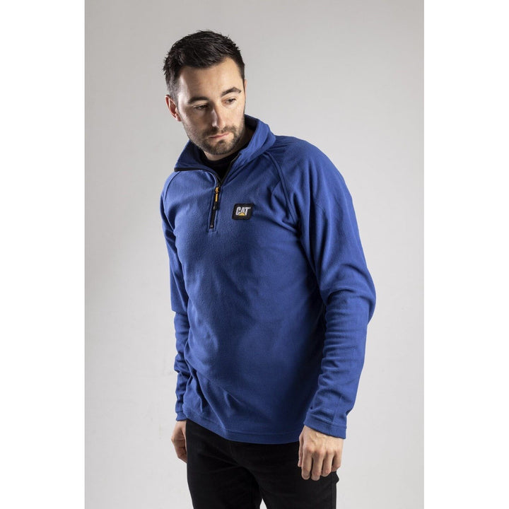 Caterpillar Concord Fleece Pullover-Bright Blue-4