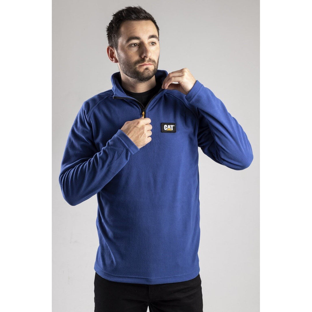 Caterpillar Concord Fleece Pullover-Bright Blue-5