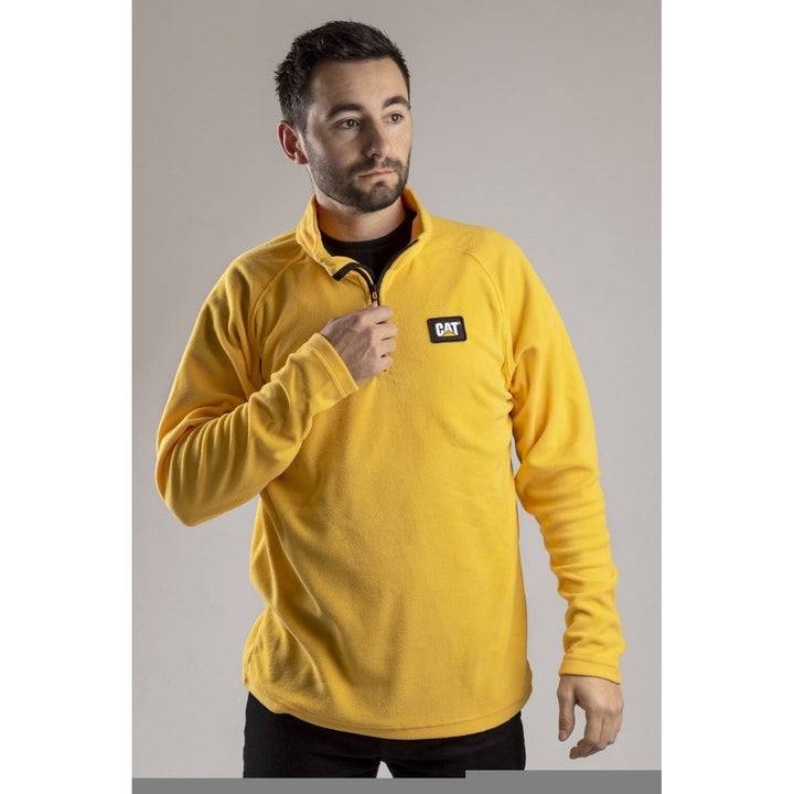 Caterpillar Concord Fleece Pullover-Yellow-2
