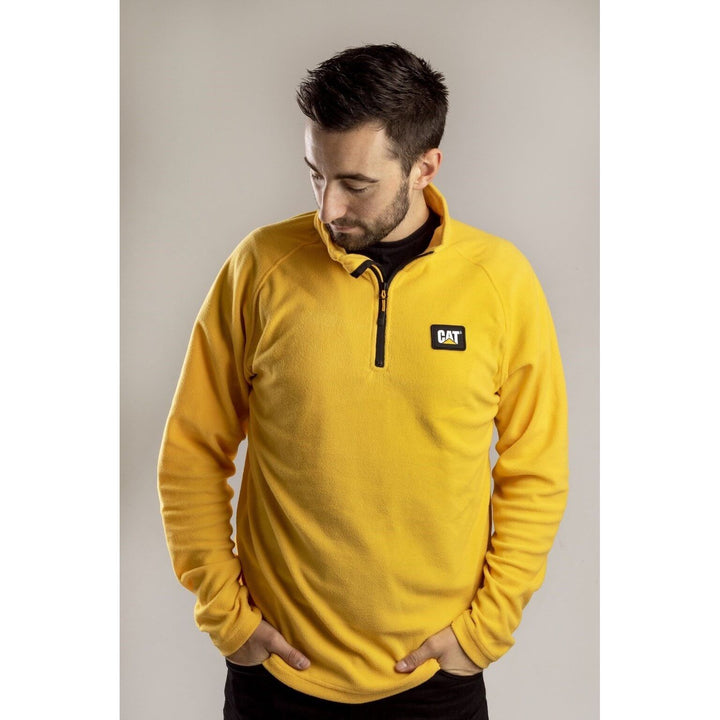 Caterpillar Concord Fleece Pullover-Yellow-5