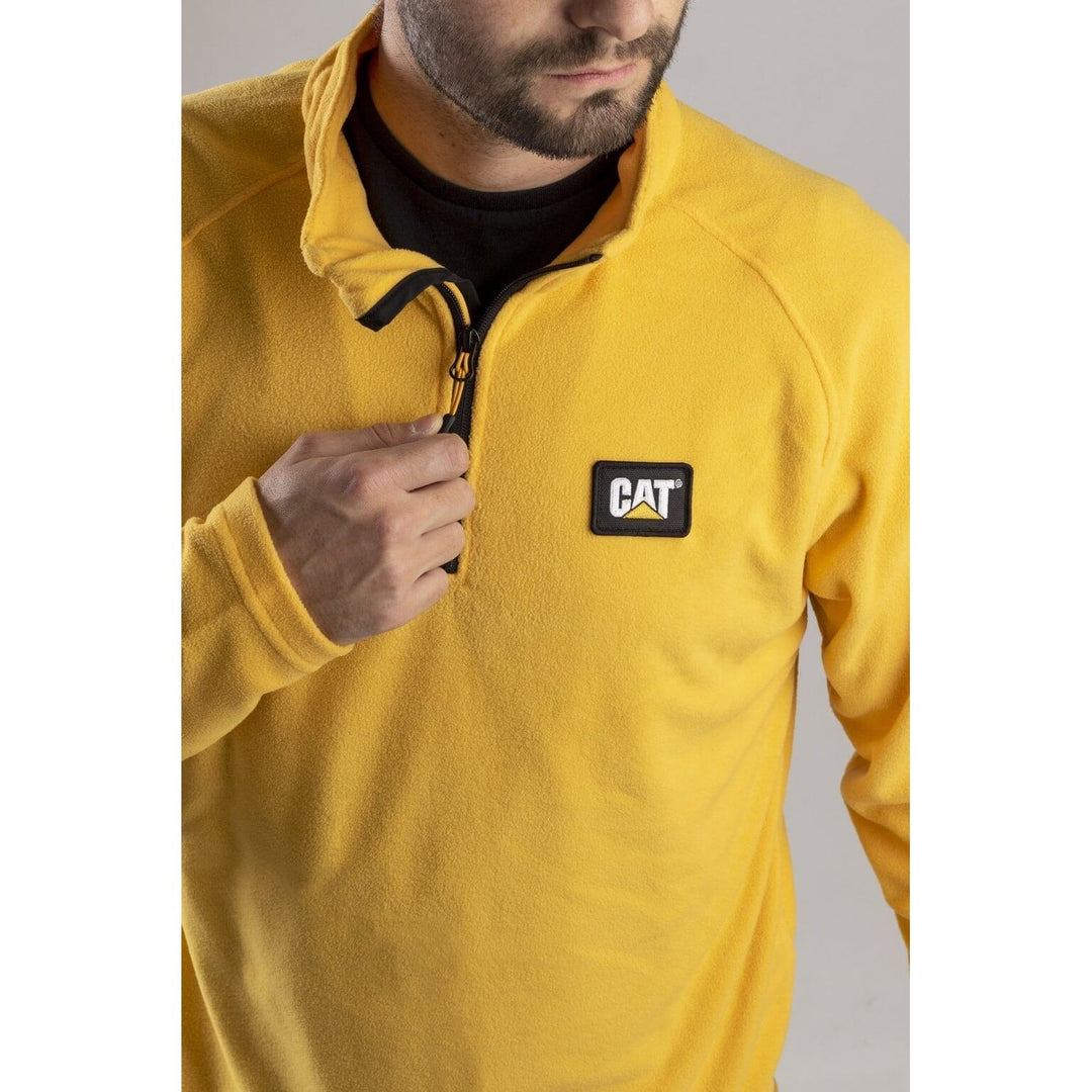 Caterpillar Concord Fleece Pullover-Yellow-6