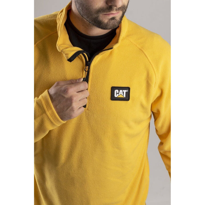 Caterpillar Concord Fleece Pullover-Yellow-6