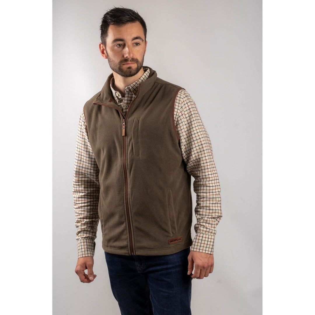 Caterpillar Concord Fleece Vest-Cypress-2