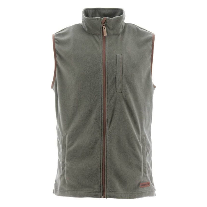 Caterpillar Concord Fleece Vest-Cypress-Main #colour_cypress_green