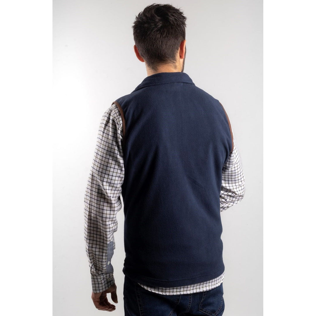 Caterpillar Concord Fleece Vest-Eclipse-Main #colour_eclipse_navy_blue