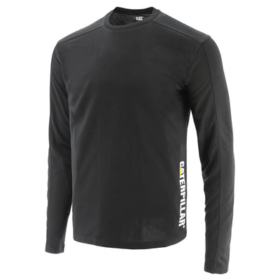 Caterpillar Coolmax Long Sleeve T-Shirt Black 1#colour_black