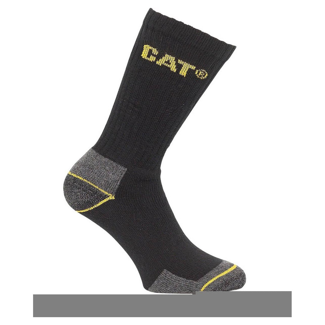 Caterpillar Crew Work Sock 3-Pack-Black-Main