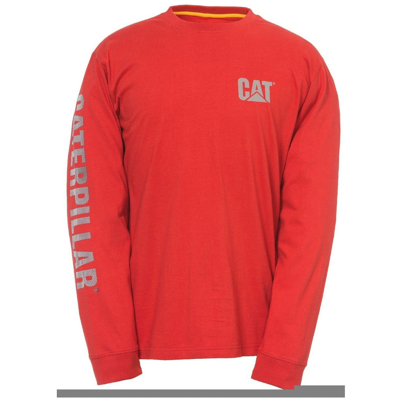 Caterpillar Custom Banner Long-Sleeve T-Shirt-Red Tide-2