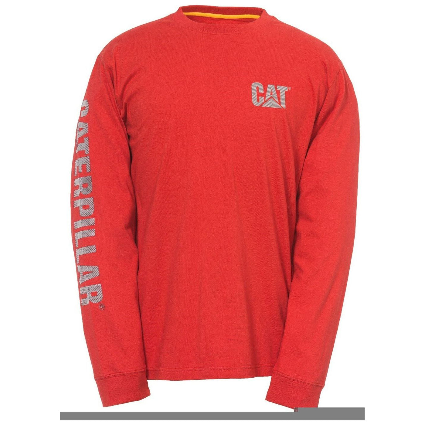Caterpillar Custom Banner Long-Sleeve T-Shirt-Red Tide-Main