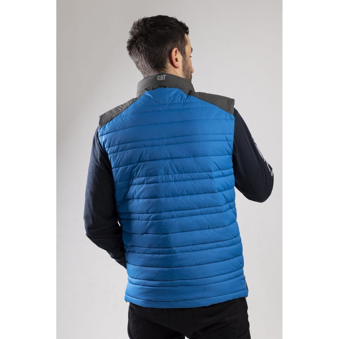 Caterpillar Defender Insulated Vest-Blue-6