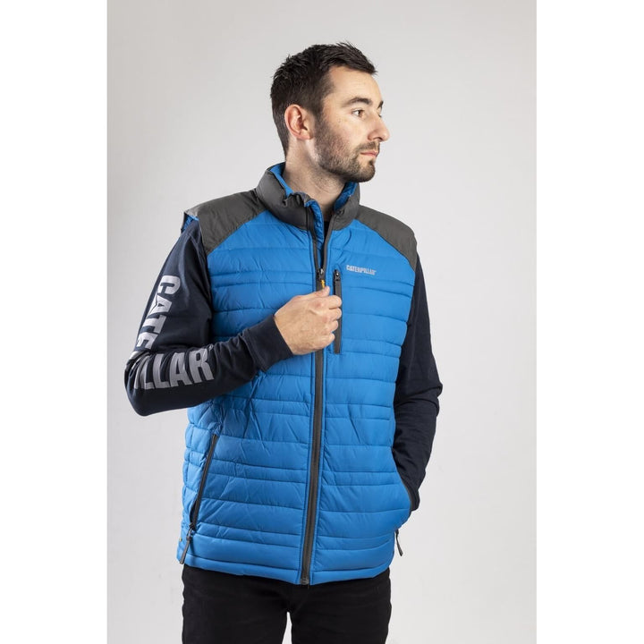 Caterpillar Defender Insulated Vest-Blue-8