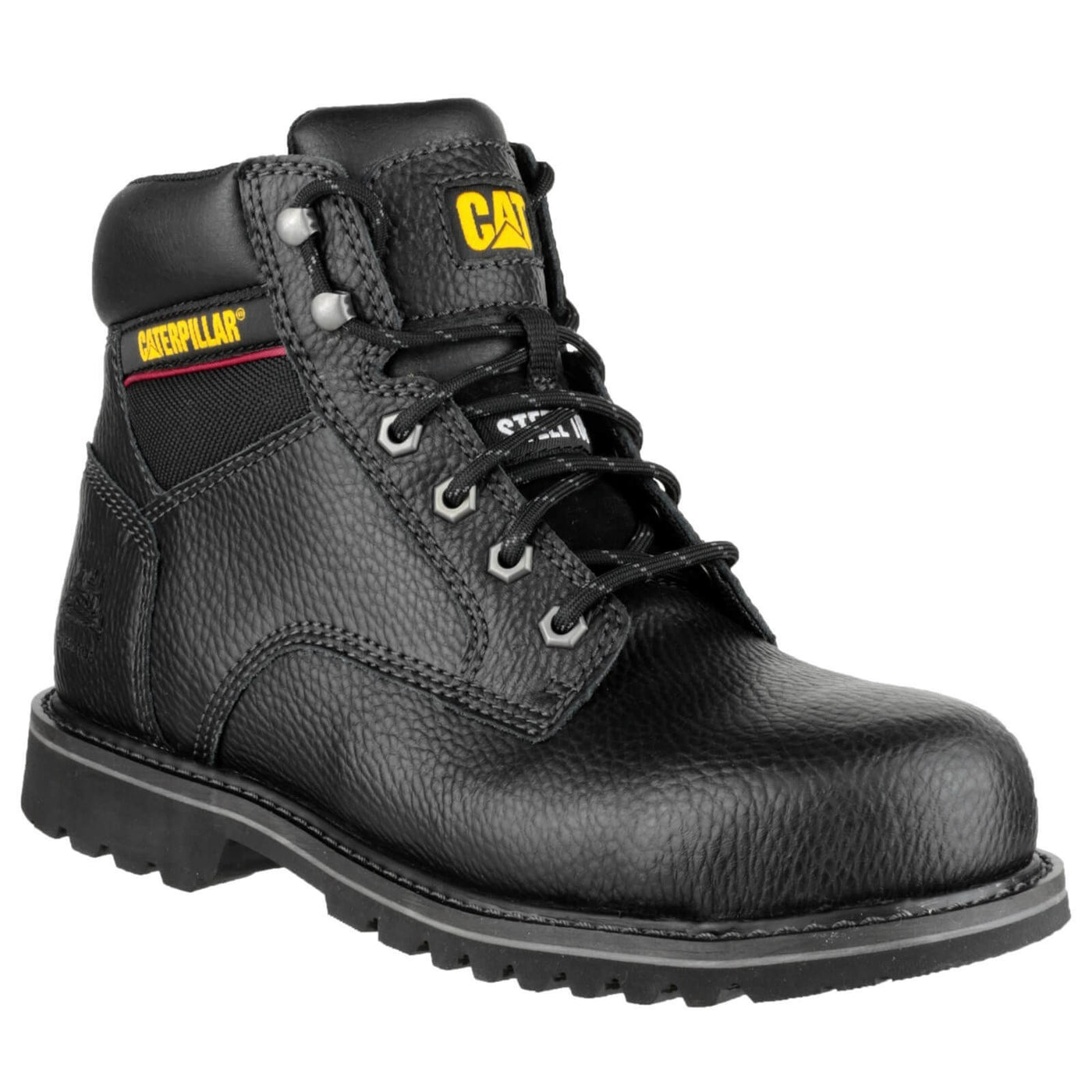Caterpillar Electric 6 Inch Safety Boots Black 1#colour_black