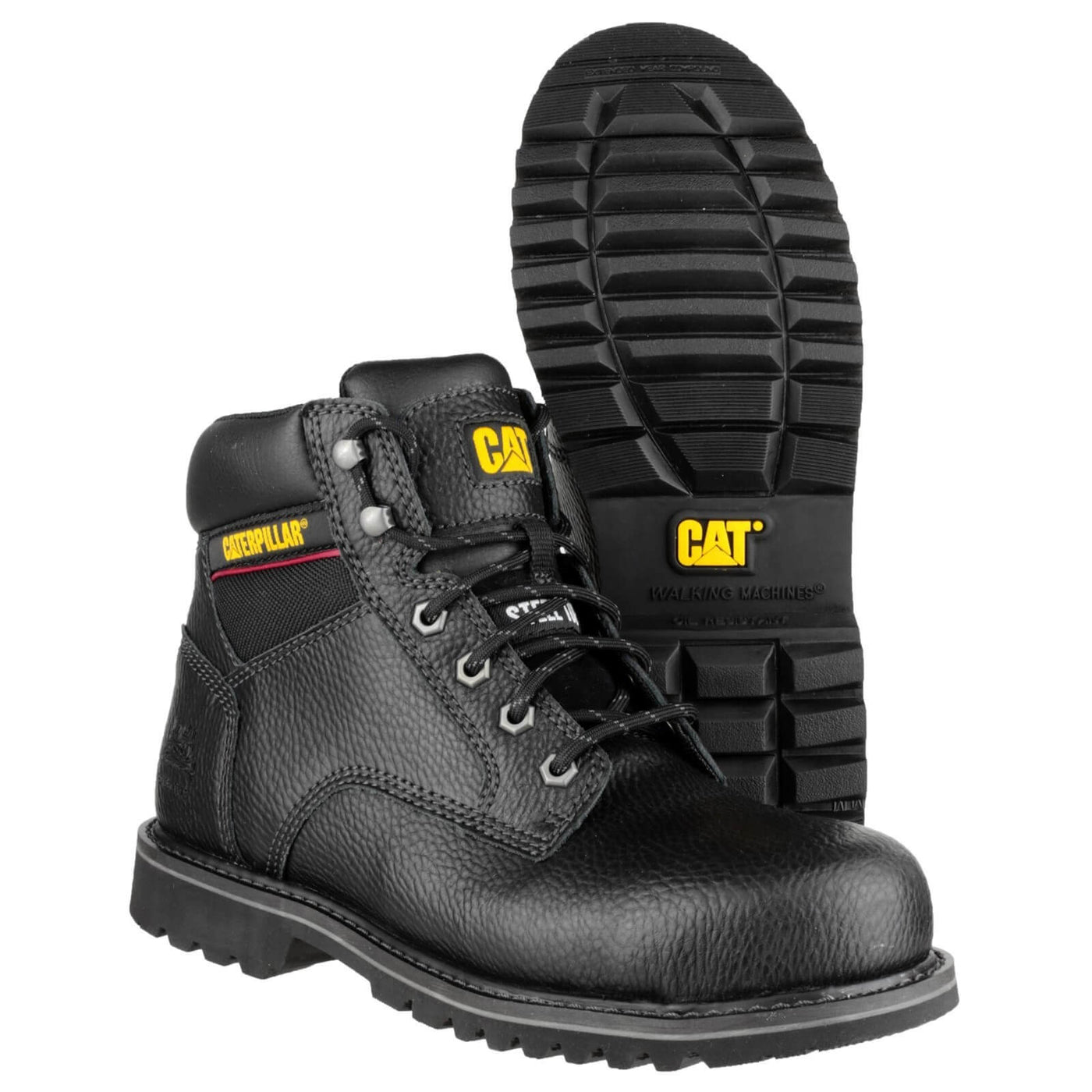 Caterpillar Electric 6 Inch Safety Boots Black 3#colour_black