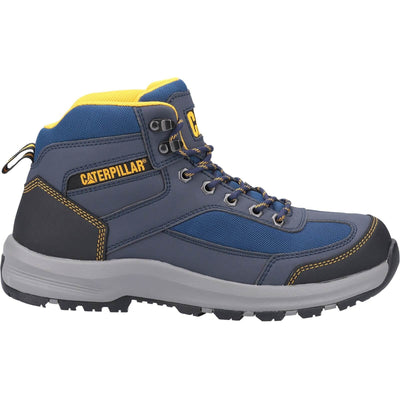 Caterpillar Elmore Mid Safety Hiker Boots Navy 4#colour_navy